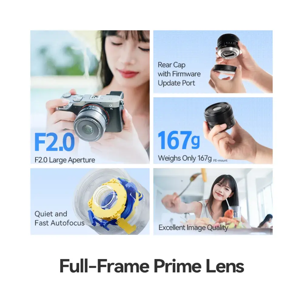  TTArtisan AF 40mm f/2.0 objektiv fullformat for Leica L Rask levering fra Sverige.