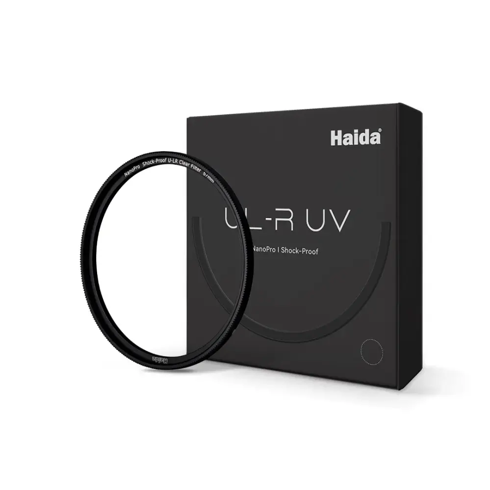  Haida NanoPro Shock-Proof U-LR Clear Filter – 99,9 % lysgjennomgang Rask levering fra Sverige.