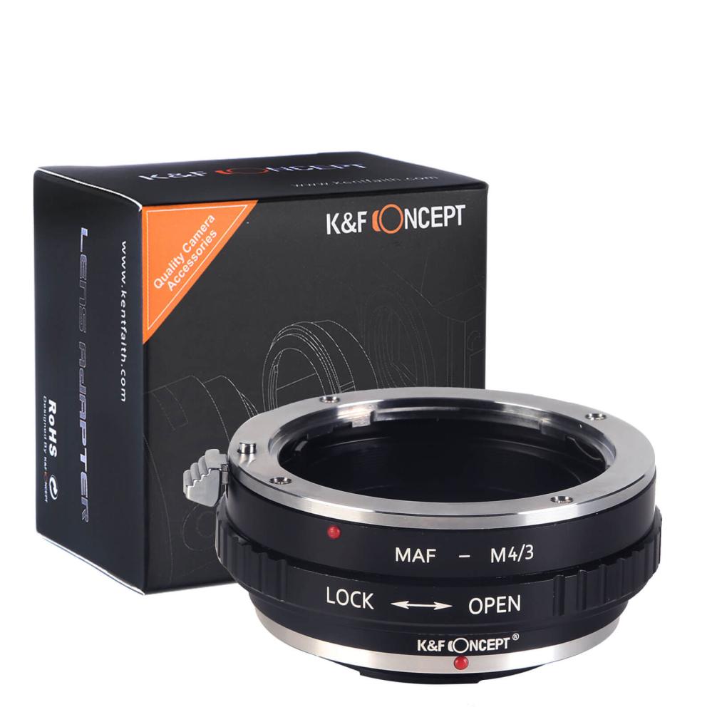  K&F Concept objektivadapter for Sony/Minolta AF-objektiv for Micro 4/3 Rask levering fra Sverige.