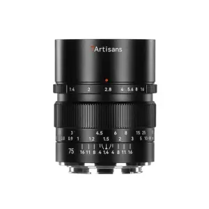  7Artisans 75mm f/1.4 Fullformatsobjektiv for Leica L Rask levering fra Sverige.