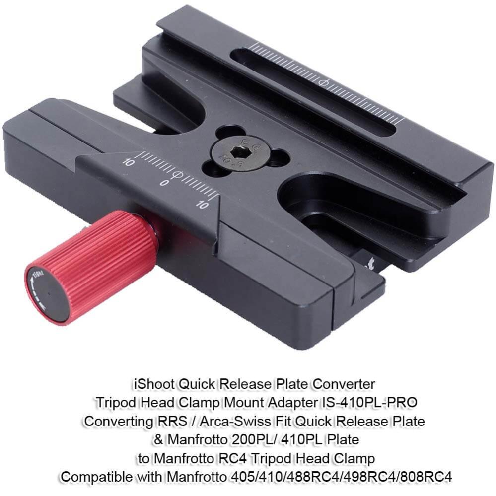  iShoot feste for Manfrotto- og Arca Swiss-plater Rask levering fra Sverige.
