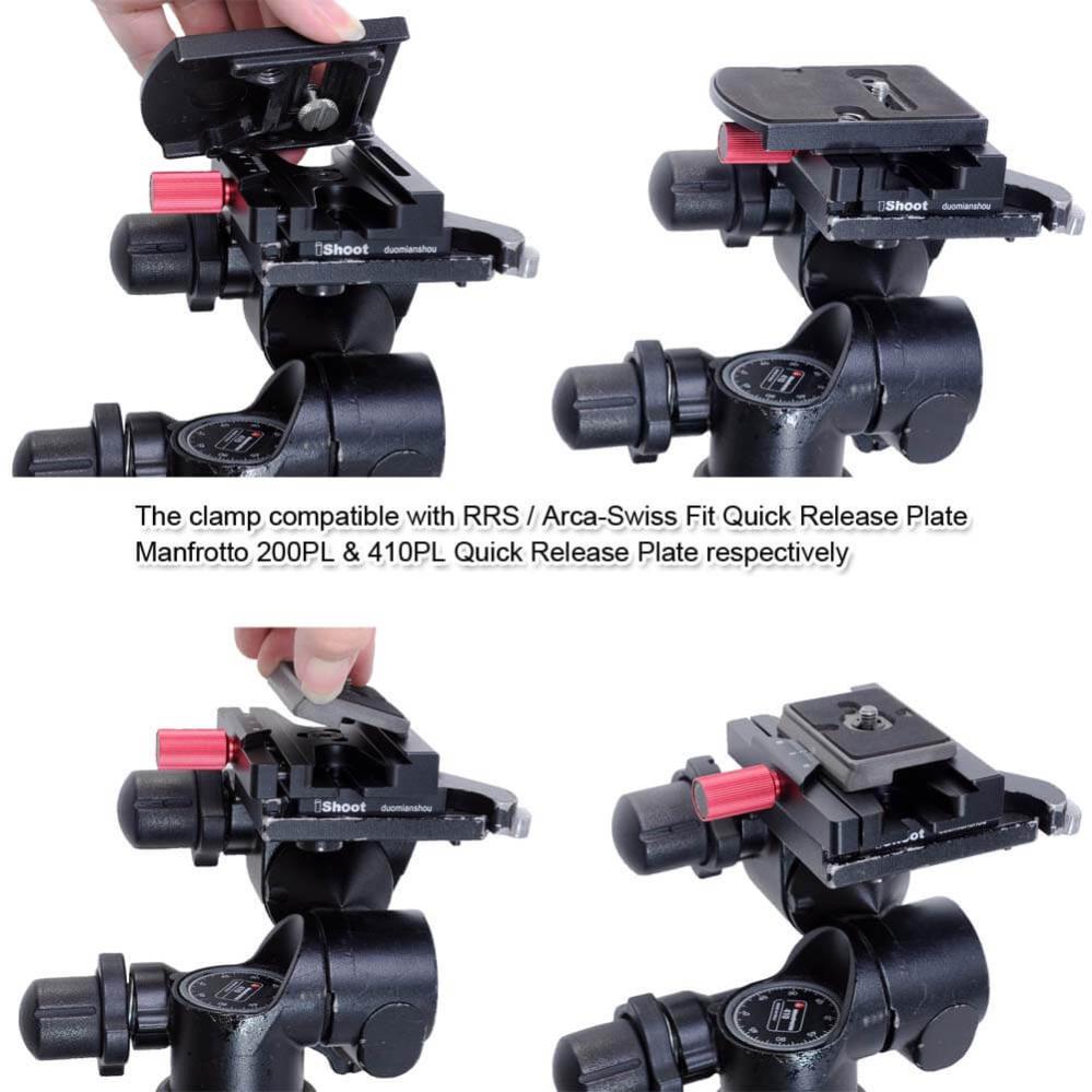  iShoot feste for Manfrotto- og Arca Swiss-plater Rask levering fra Sverige.