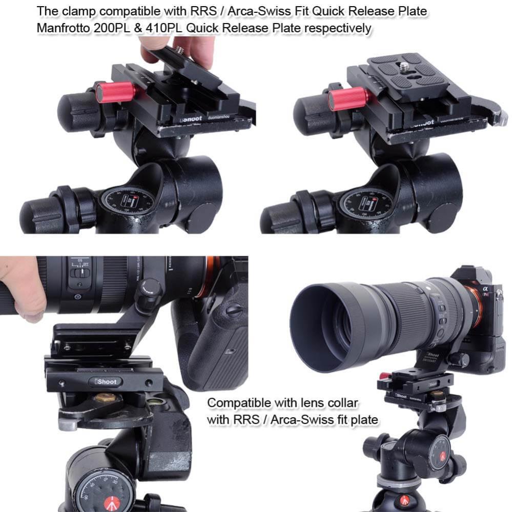  iShoot feste for Manfrotto- og Arca Swiss-plater Rask levering fra Sverige.