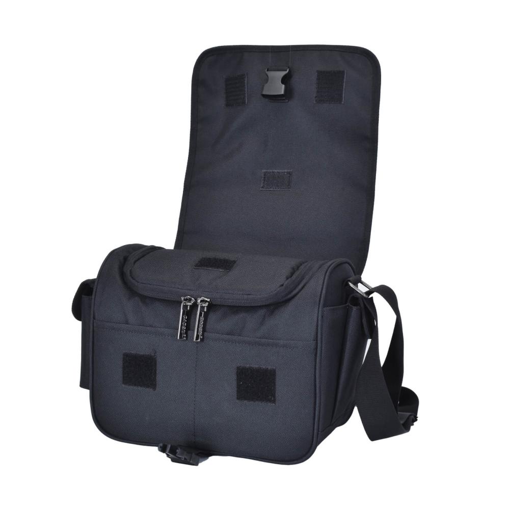 Caden Caden trendy grå Axelveske for kameraet 24x19x14cm