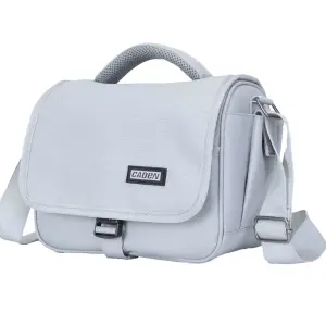 Caden Caden trendy grå Axelveske for kameraet 24x19x14cm