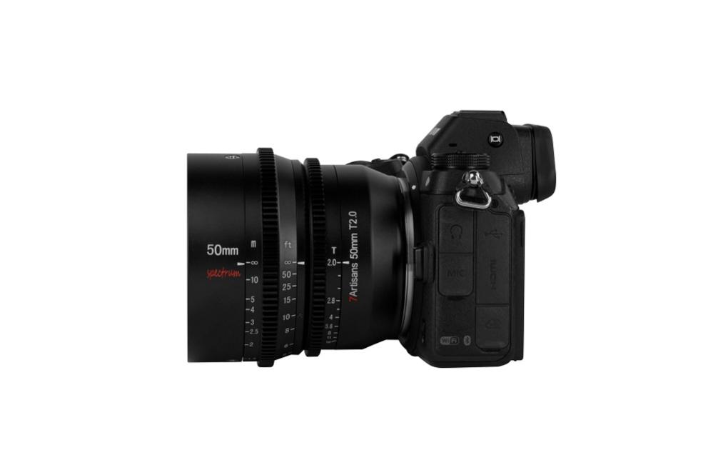 7Artisans 7Artisans 50mm T2.0 Fullformat Cinema objektiv for Nikon Z