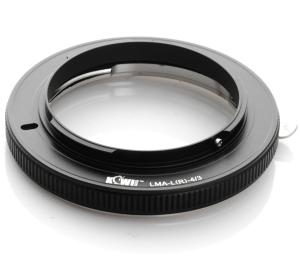  Kiwifotos objektivadapter for Leica (R) for Olympus 4/3 kamerahus Rask levering fra Sverige.