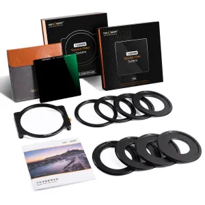  K&F Concept 100 mm Filter-Kit ND1000 & Filterholder med 8x adapterringer Rask levering fra Sverige.