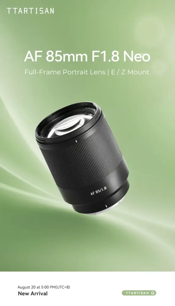  TTArtisan AF 85mm f/1.8 Neo for Sony E Rask levering fra Sverige.