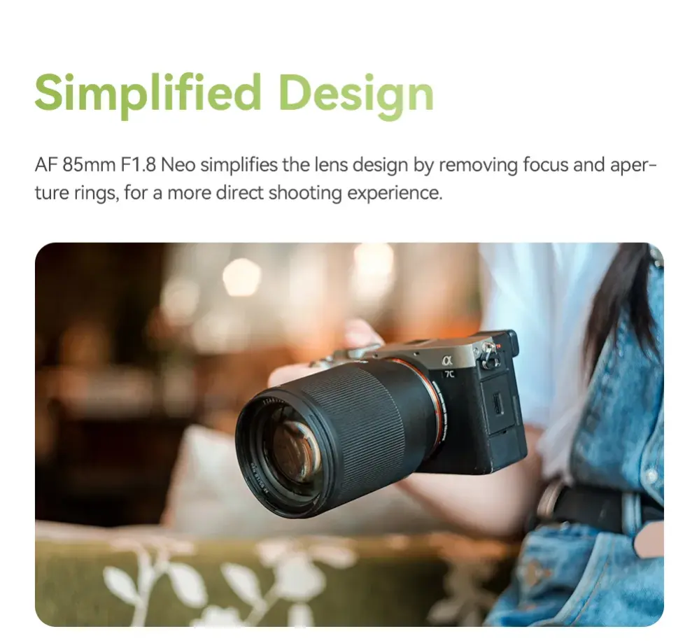  TTArtisan AF 85mm f/1.8 Neo for Sony E Rask levering fra Sverige.