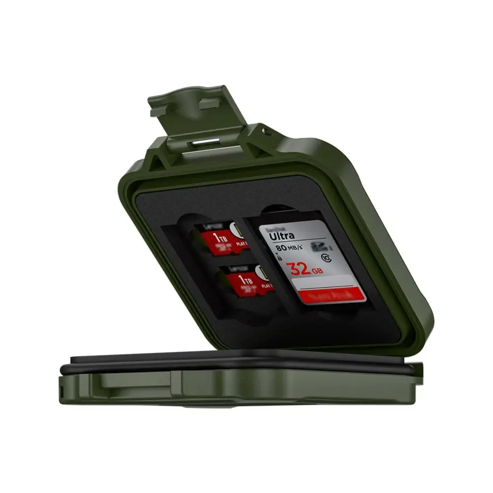  JJC MCR-ST12 minnekortetui for 4 SD & 8 microSD Rask levering fra Sverige.