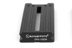 Sunwayfoto Sunwayfoto DPG-120DR Hurtigplate 120mm Arca Swiss med kantstøtte