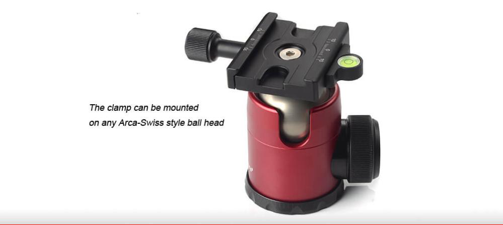  Sunwayfoto DDC-60L Arca-Swiss-beslag med lang låseskrue Rask levering fra Sverige.
