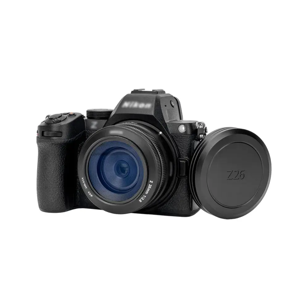  JJC LC-Z26 objektivdeksel i aluminium for Nikon Z 26mm f/2.8 Rask levering fra Sverige.