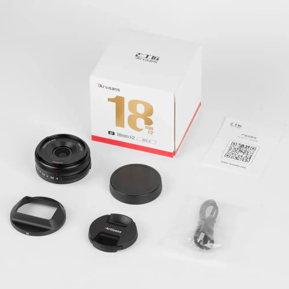  7Artisans AF 18mm f/2 Lite for Fujifilm X (APS-C) Rask levering fra Sverige.