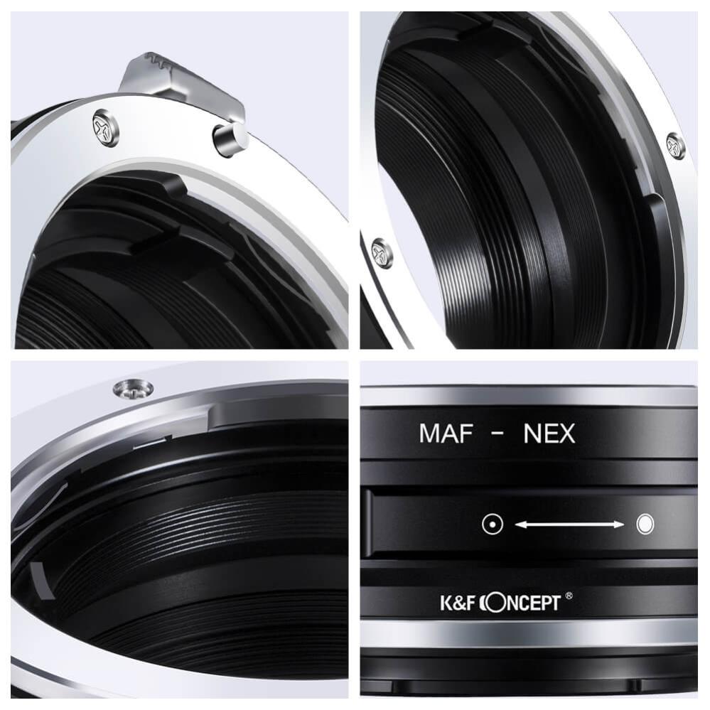 K&F Concept K&F Objektivadapter till Minolta AF objektiv for Sony E kamerahus