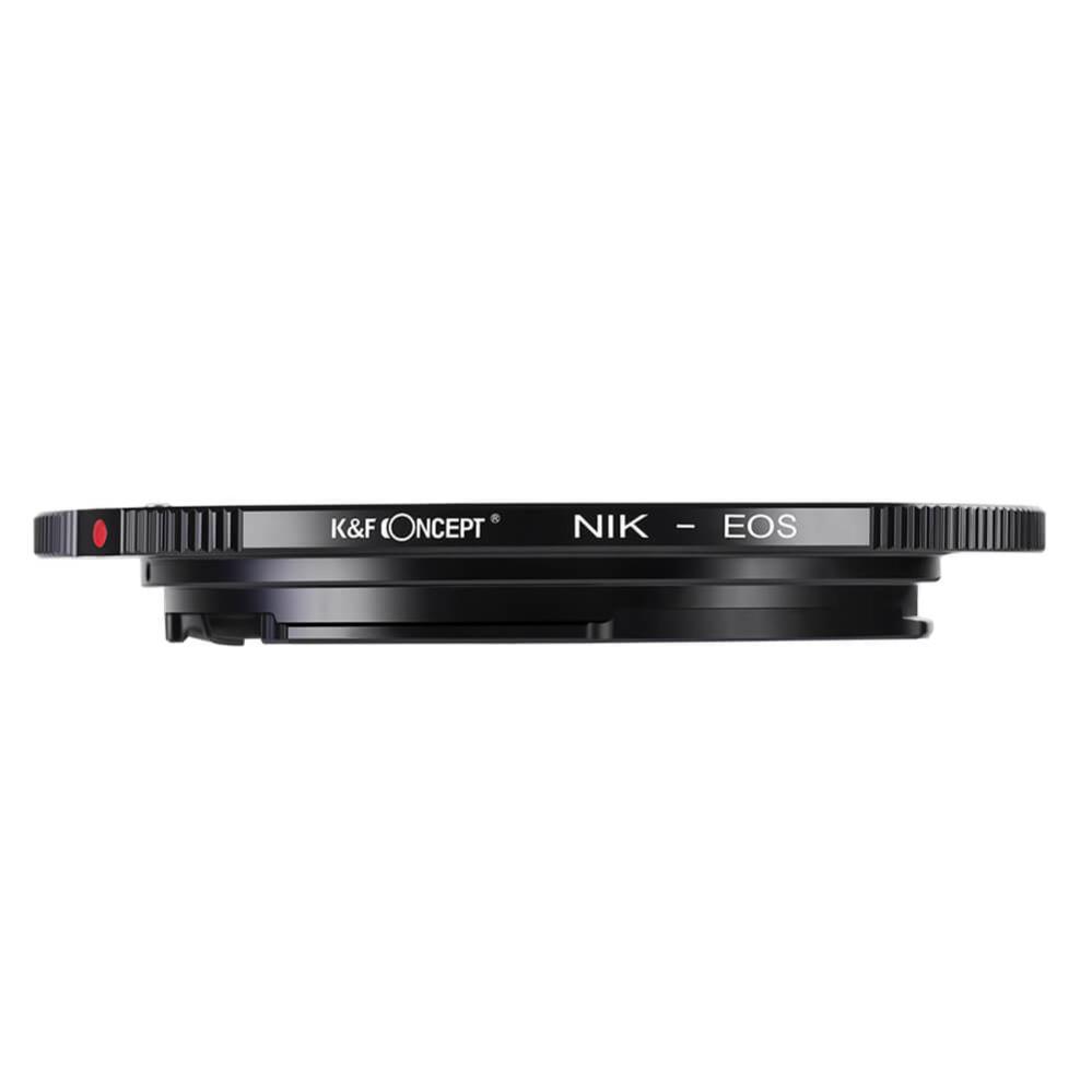 K&F Concept K&F Concept Objektivadapter til Nikon F-objektiv for Canon EOS kamerahus