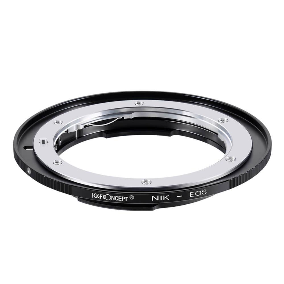 K&F Concept K&F Concept Objektivadapter til Nikon F-objektiv for Canon EOS kamerahus