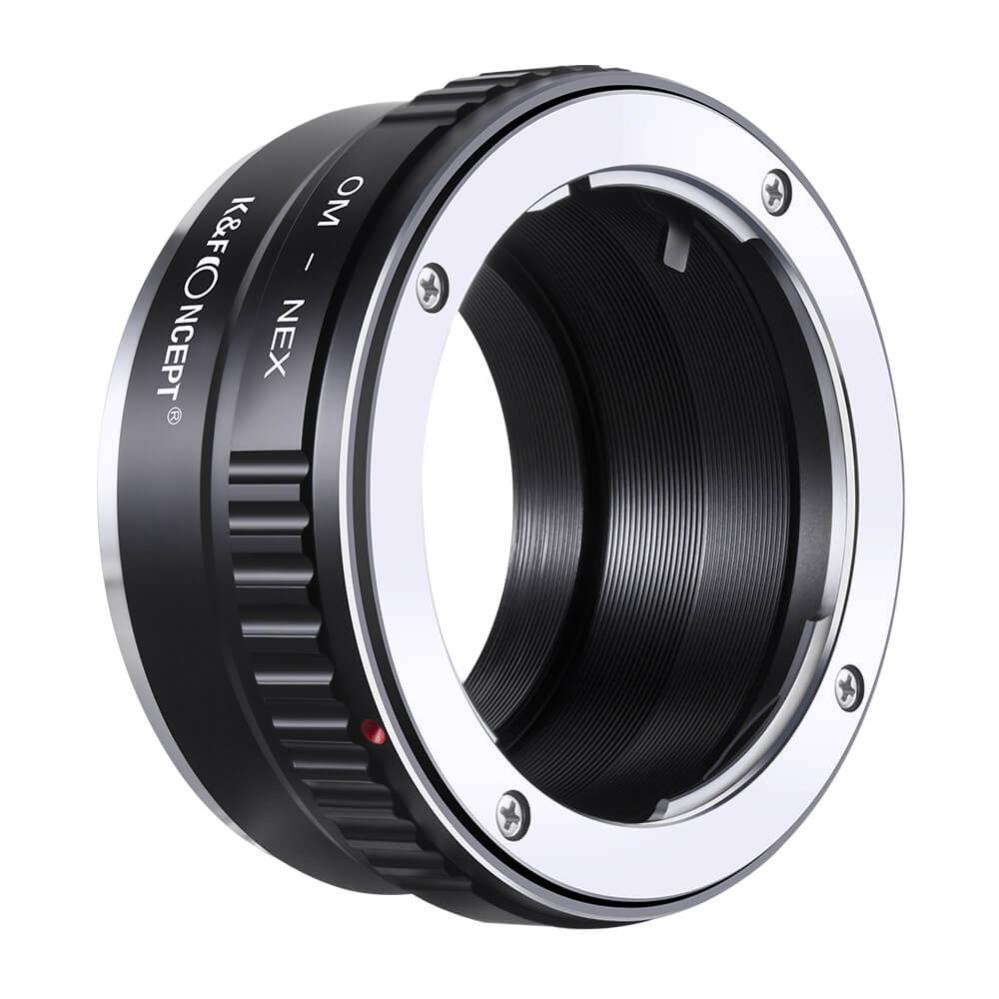 K&F Concept K&F Objektivadapter till Olympus OM objektiv for Sony E kamerahus