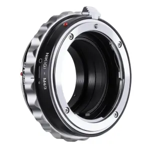 K&F Concept K&F Concept Objektivadapter till Nikon G/F objektiv for Micro 4/3 kamerahus