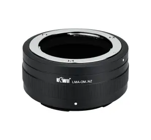 Kiwifotos Kiwifotos Objektivadapter till Olympus OM for Nikon Z kamerahus