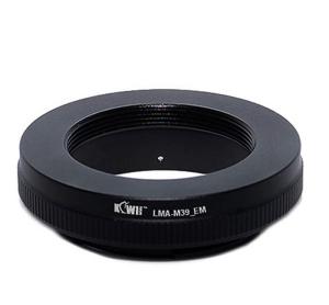  Kiwifotos objektivadapter for M39 for Sony E kamerahus Rask levering fra Sverige.