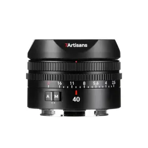  7Artisans AF 40mm f/2,5 for Sony E &ndash; Fullformat Rask levering fra Sverige.