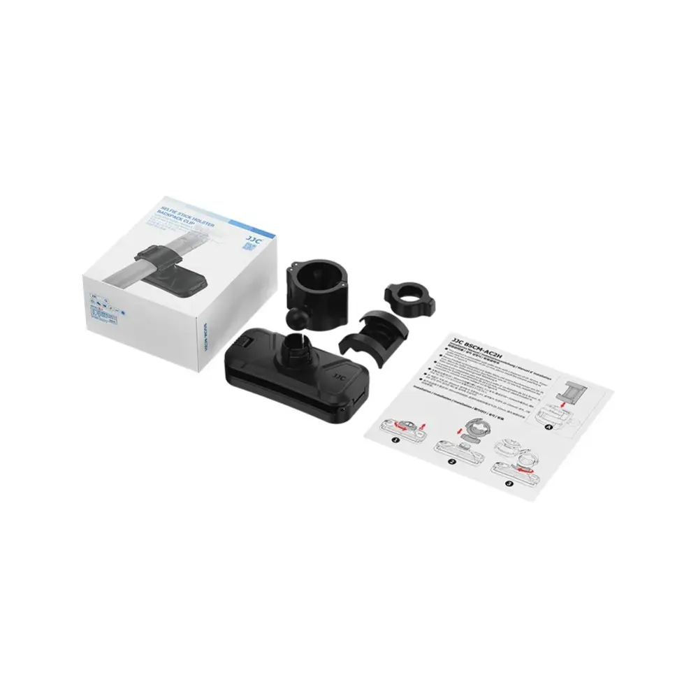  JJC BSCM-AC2H ryggsekkfeste for selfiestang – 20–30 mm Rask levering fra Sverige.
