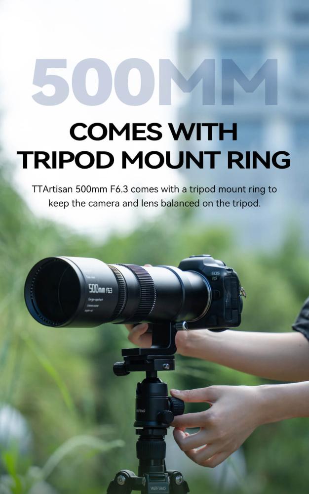 TTArtisan TTArtisan 500mm f/6.3 objektiv for Nikon F