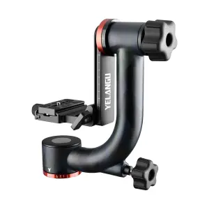  YELANGU A203 robust gimbal i karbonfiber for tyngre kameraer og objektiver 25 kg Rask levering fra Sverige.