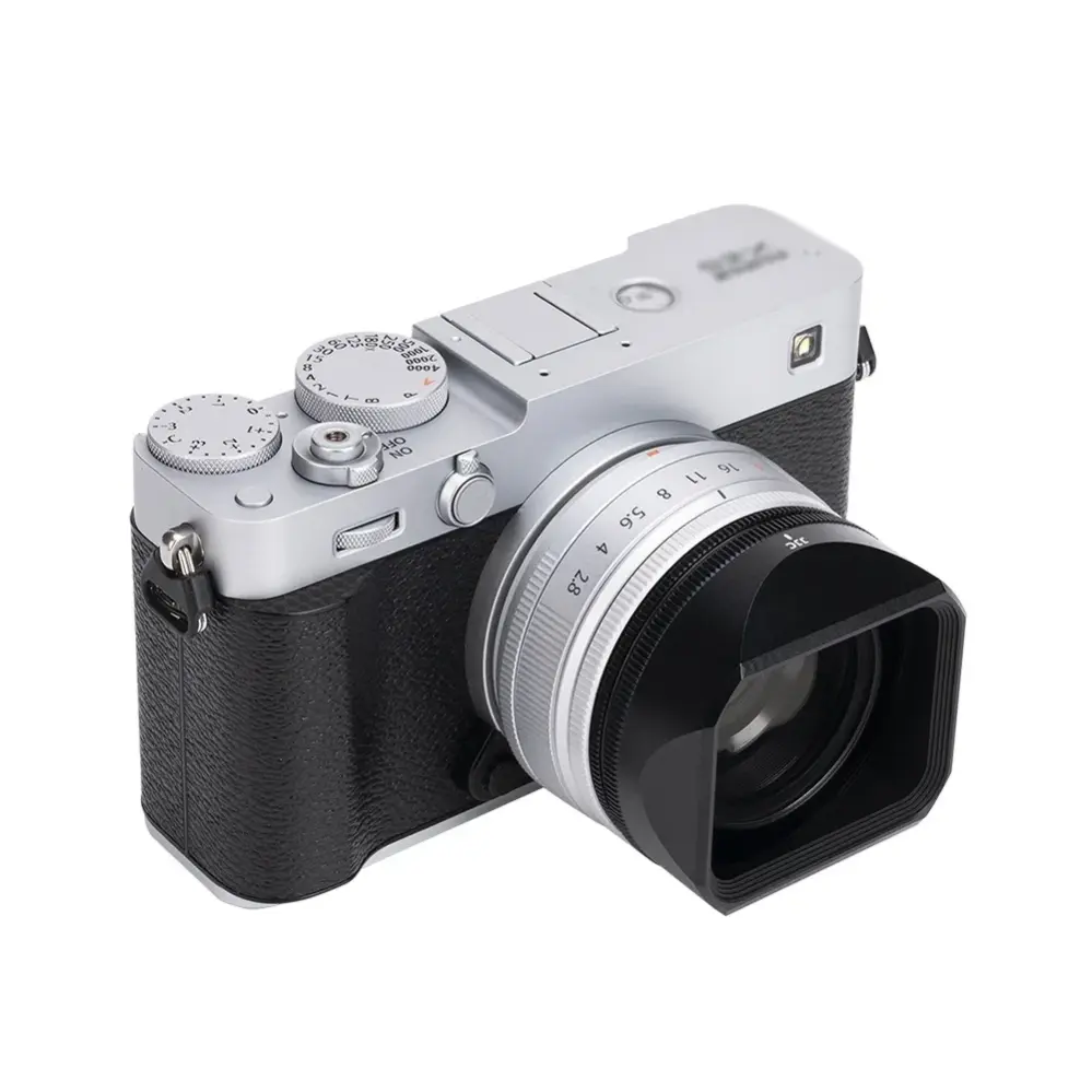  JJC Solblender for Fujifilm Fujinon XF 23mm f/2.8 R WR & XF 27mm f/2.8 Rask levering fra Sverige.