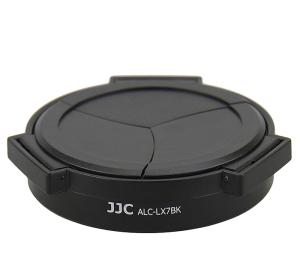 JJC JJC Automatisk frontdeksel for Panasonic DMC-LX7 Leica D-Lux6 Svart