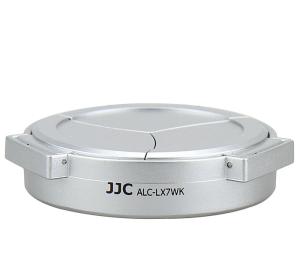 JJC JJC Automatisk frontdeksel for Panasonic DMC-LX7 Leica D-Lux6 Sølv