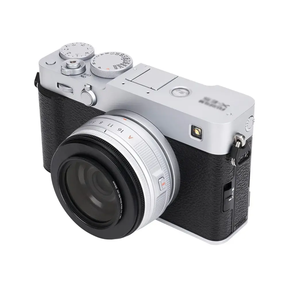  JJC Solblender for Fujifilm Fujinon XF 23mm f/2.8 R WR & XF 27mm f/2.8 Rask levering fra Sverige.