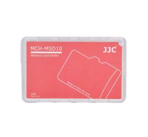  JJC Minnekortholder rød for 10xMSD kreditkortformat Rask levering fra Sverige.