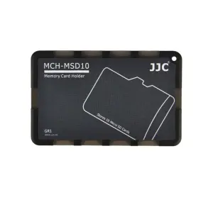 JJC JJC Minnekortholder svart for 10xMSD kreditkortformat
