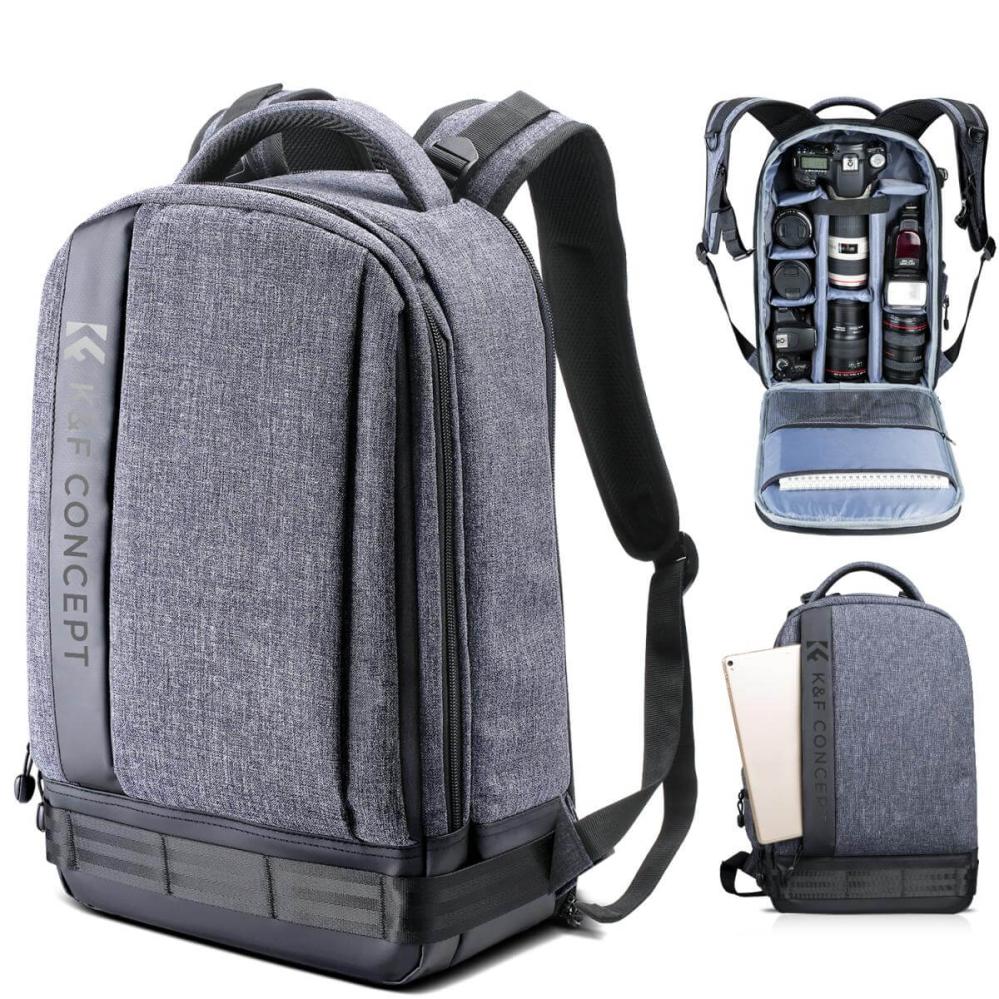 K&F Concept K\&F Concept Kameraryggsekk med stort rom for kamera 17 liter