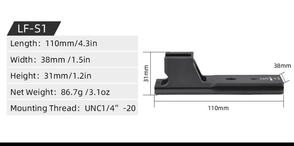 Sunwayfoto Sunwayfoto LF-S1 stativfot for Sony FE 70-200mm