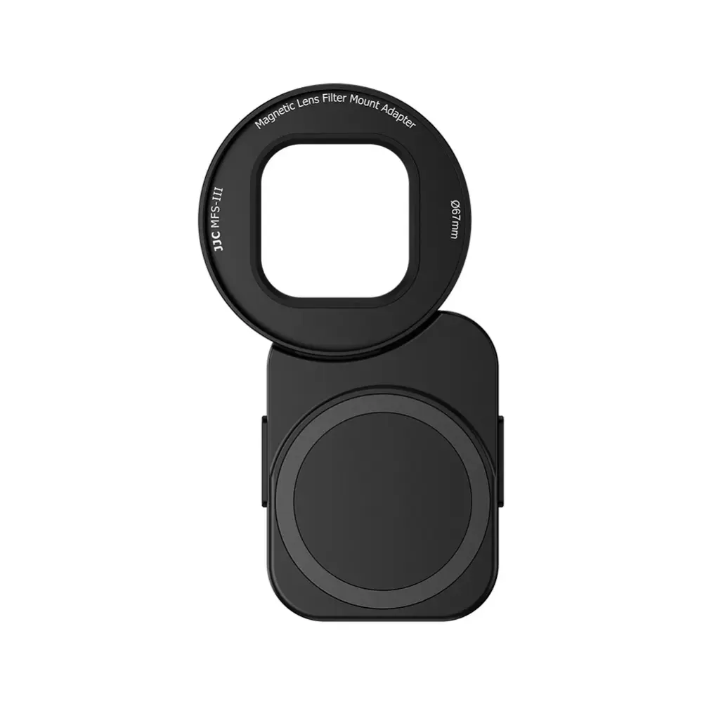  JJC MFS-III – Magnetisk filteradapter for iPhone med 67 mm filtergjenge Rask levering fra Sverige.