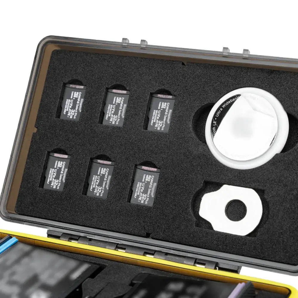  JJC Batteri- og minnekortetui – 2 batterier, 6 microSD og 1 AirTag Rask levering fra Sverige.