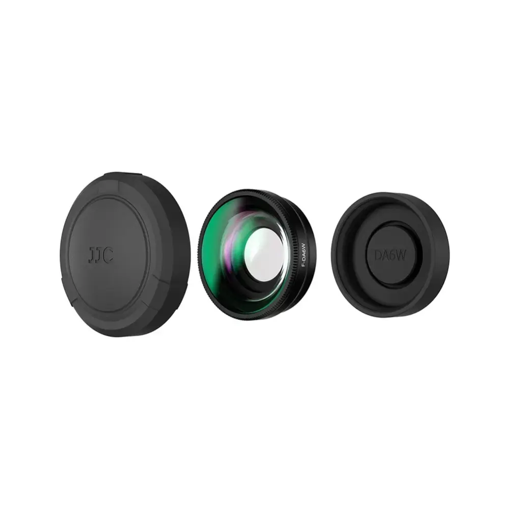  JJC F-DA6W vidvinkellinse 182° for DJI Osmo Action 6 Rask levering fra Sverige.