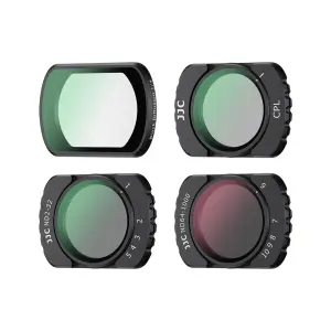  JJC filtersett CPL, ND2-ND32, ND64-ND1000 & Black Mist for DJI Osmo Pocket 4/3 Rask levering fra Sverige.