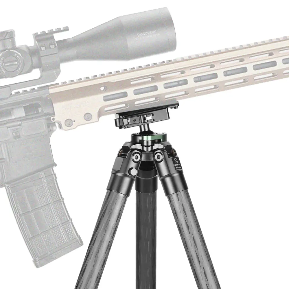 Sunwayfoto Sunwayfoto T4040CM karbonfiberstativ 161cm for tung utstyr foto/jakt 40 kg