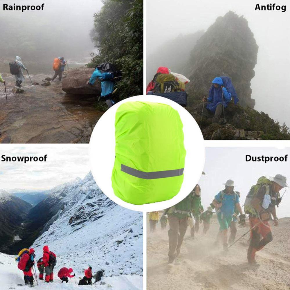  Regntrekk for ryggsekk/veske neongult Rask levering fra Sverige.