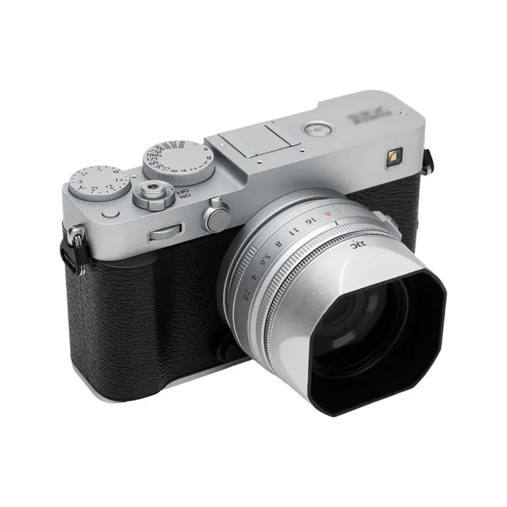  JJC Solblender for Fujifilm Fujinon XF 23mm f/2.8 R WR & XF 27mm f/2.8 Rask levering fra Sverige.