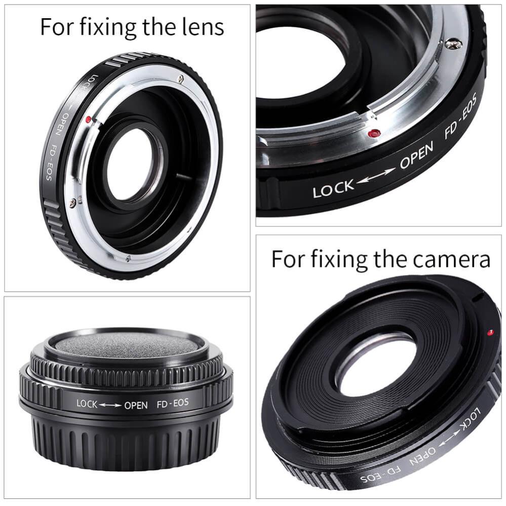 K&F Concept K&F Concept Objektivadapter till Canon FD objektiv for Canon EOS kamerahus
