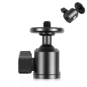  Puluz Tilt svinghode mini 1/4-tommers utvendig gjenge med knottlås Rask levering fra Sverige.