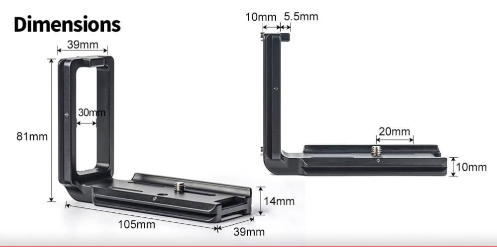 Sunwayfoto Sunwayfoto L-Bracket for Sony A7RIII Sony A9