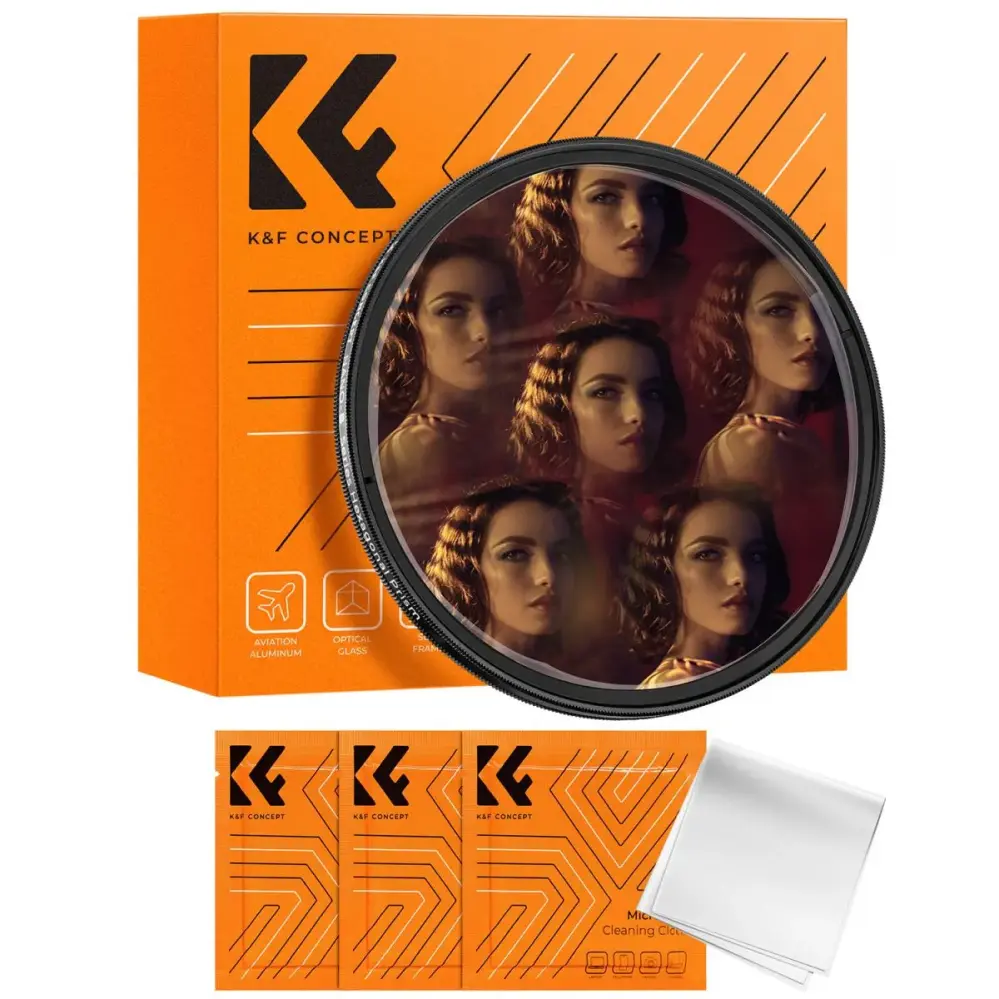  K&F Concept 58mm kaleidoskopfilter sekskantet – Nano-Basic Rask levering fra Sverige.