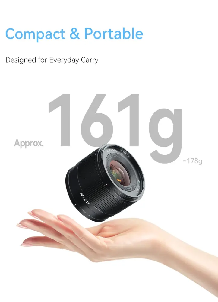  TTArtisan AF 17mm f/1.8 Air for Fujifilm X (APS-C) Rask levering fra Sverige.